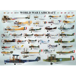 Eurographics (6000-0087) - "Les avions de la 1ère guerre mondiale" - 1000 pièces