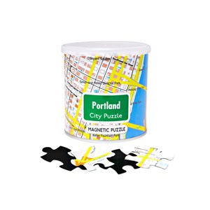 Geo Toys (GEO 247) - "City Magnetic Puzzle Portland" - 100 pièces