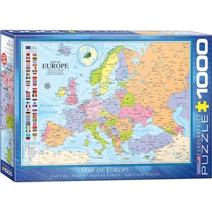 Eurographics (6000-0789) - "Carte d'Europe" - 1000 pièces