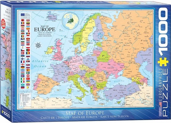 Eurographics (6000-0789) - "Carte d'Europe" - 1000 pièces