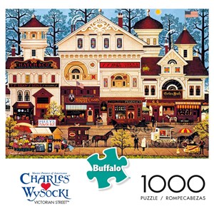 Buffalo Games (11447) - Charles Wysocki: "Victorian Street" - 1000 pièces