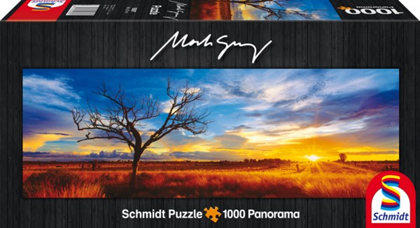 Schmidt Spiele (59287) - Mark Gray: "Australie, Oak du désert au coucher du soleil" - 1000 pièces