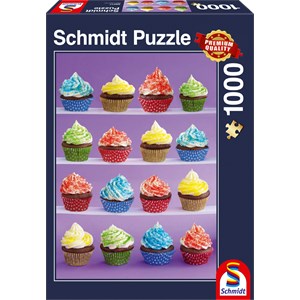 Schmidt Spiele (58217) - "Cupcakes Delight" - 1000 pièces