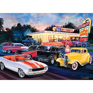 MasterPieces (71765) - Bruce Kaiser: "Dogs & Burgers" - 1000 pièces