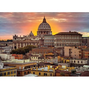 Clementoni (39341) - "Rome at the Sunset" - 1000 pièces