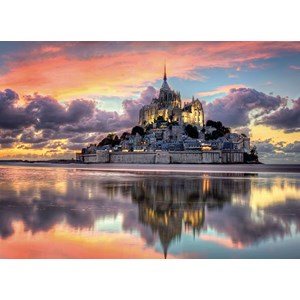 Clementoni (39367) - "Mont Saint-Michel" - 1000 pièces