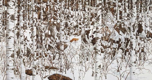 SunsOut (74402) - Bev Doolittle: "Woodland Encounter" - 500 pièces