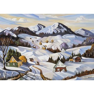 Ravensburger (19537) - "Winter in Charlevoix" - 1000 pièces