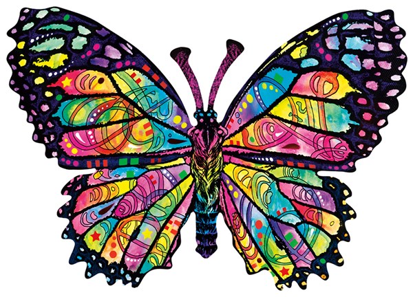 SunsOut (97260) - "Stained Glass Butterfly" - 1000 pièces