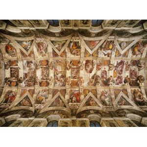 Clementoni (39225) - Michelangelo: "The Sistine Chapel" - 1000 pièces