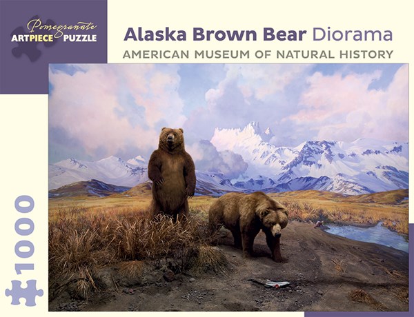 Pomegranate (AA940) - "Alaska Brown Bear Diorama" - 1000 pièces