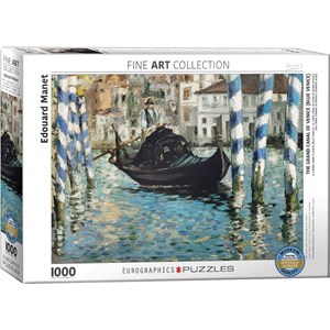 Eurographics (6000-0828) - Edouard Manet: "Le Grand Canal, Venedig" - 1000 pièces