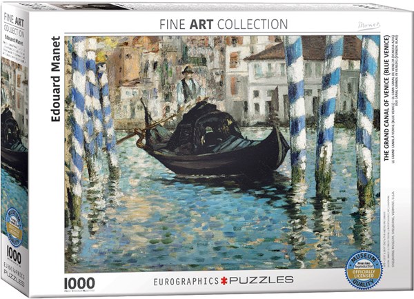 Eurographics (6000-0828) - Edouard Manet: "Le Grand Canal, Venedig" - 1000 pièces