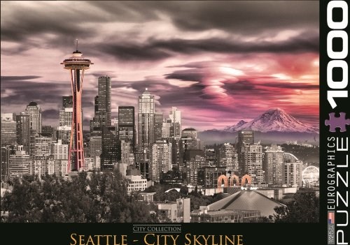 Eurographics (6000-0660) - "Seattle City Skyline" - 1000 pièces
