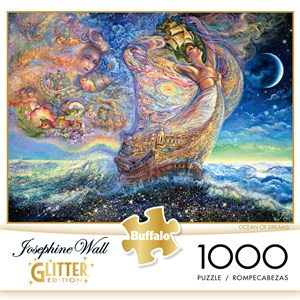 Buffalo Games (11728) - Josephine Wall: "Ocean of Dreams (Glitter Edition)" - 1000 pièces