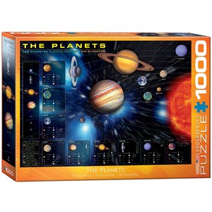 Eurographics (6000-1009) - "Les planètes" - 1000 pièces