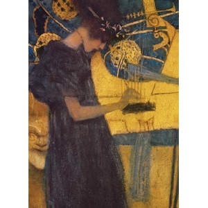 Eurographics (6000-1991) - Gustav Klimt: "La musique" - 1000 pièces