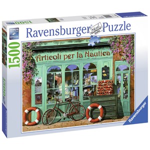 Ravensburger (16349) - "The Red Bicycle" - 1500 pièces