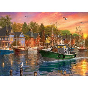 Eurographics (6000-0969) - Dominic Davison: "Harbor Sunset" - 1000 pièces