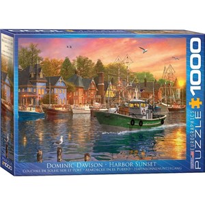 Eurographics (6000-0969) - Dominic Davison: "Harbor Sunset" - 1000 pièces