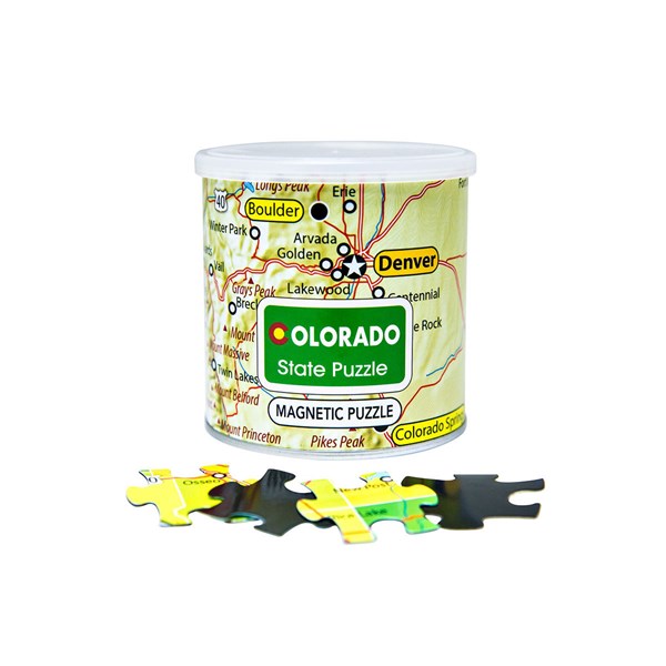 Geo Toys (GEO 249) - "City Magnetic Puzzle Colorado" - 100 pièces