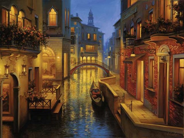 Ravensburger (16308) - "Waters of Venice" - 1500 pièces