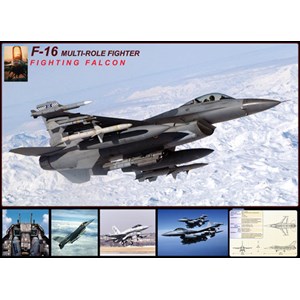 Eurographics (6000-4956) - "F-16 Fighting Falcon" - 1000 pièces