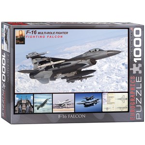 Eurographics (6000-4956) - "F-16 Fighting Falcon" - 1000 pièces