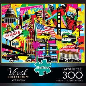 Buffalo Games (2724) - "Vivid America" - 300 pièces