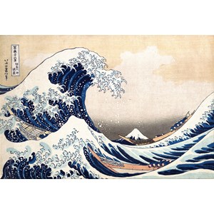 Piatnik (569845) - Hokusai: "La Grande Vague de Kanagawa" - 1000 pièces