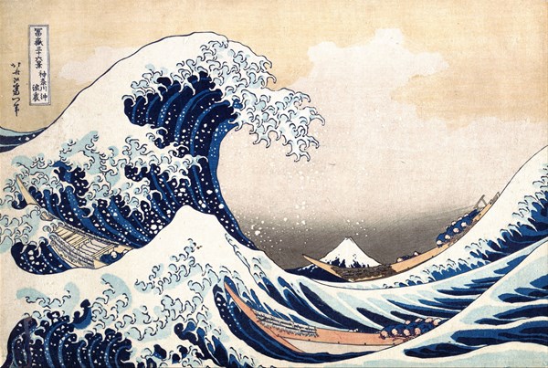Piatnik (569845) - Hokusai: "La Grande Vague de Kanagawa" - 1000 pièces