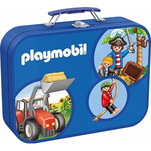Schmidt Spiele (55599) - "Playmobil Tin" - 60 100 pièces