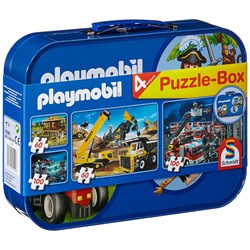Schmidt Spiele (55599) - "Playmobil Tin" - 60 100 pièces