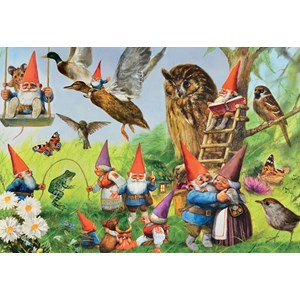 Jumbo (18322) - "In the Forest with the Gnomes" - 1000 pièces