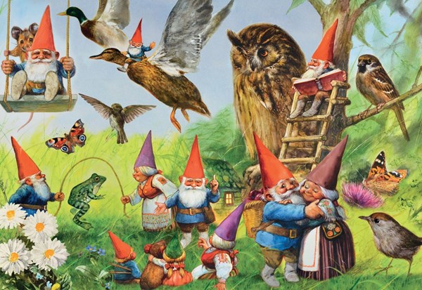 Jumbo (18322) - "In the Forest with the Gnomes" - 1000 pièces