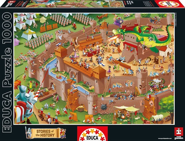 Educa (16343) - "Middle Ages" - 1000 pièces