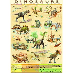 Eurographics (6000-1005) - "Les Dinosaures" - 1000 pièces