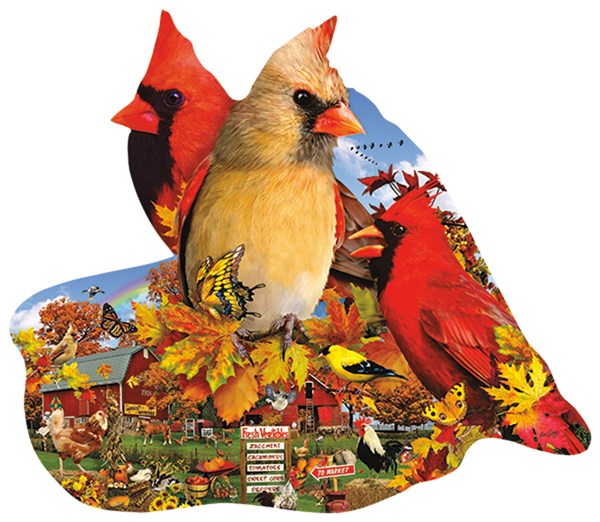 SunsOut (97204) - Lori Schory: "Fall Cardinals" - 800 pièces
