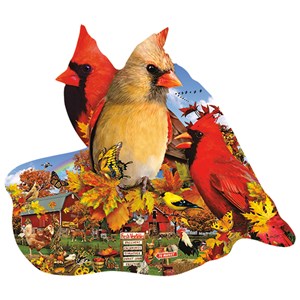 SunsOut (97204) - Lori Schory: "Fall Cardinals" - 800 pièces