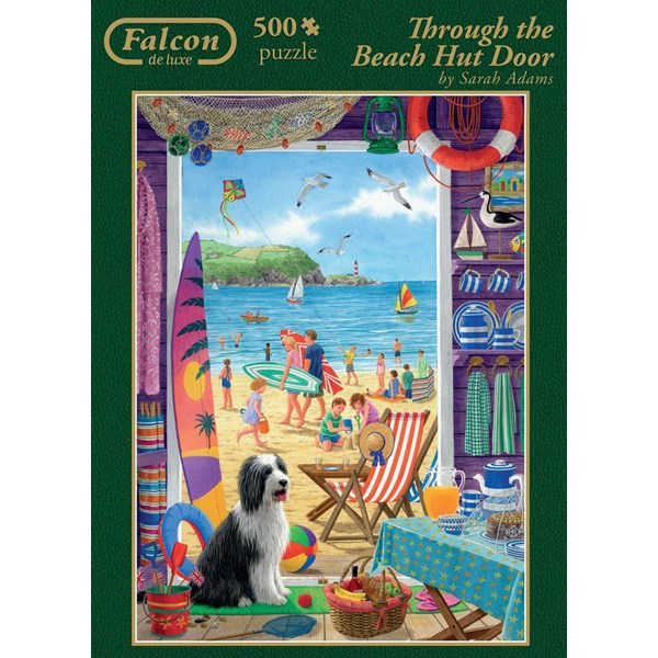 Falcon (11092) - Sarah Adams: "A Travers la Porte de la Cabine de Plage" - 500 pièces
