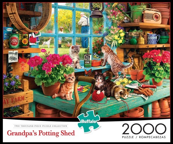 Buffalo Games (2048) - Steve Read: "Grandpa's Potting Shed" - 2000 pièces
