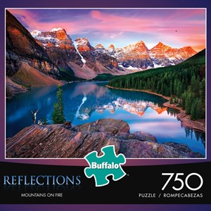 Buffalo Games (17092) - "Mountains on Fire (Reflections)" - 750 pièces