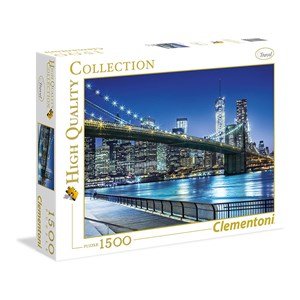 Clementoni (31804) - "New York by night" - 1500 pièces