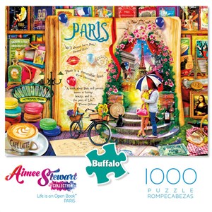 Buffalo Games (11743) - Aimee Stewart: "Life is an Open Book: Paris" - 1000 pièces