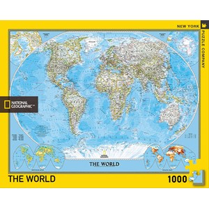 New York Puzzle Co (NPZNG1601) - "The World" - 1000 pièces