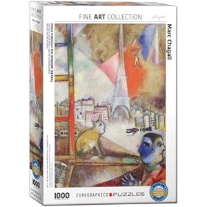 Eurographics (6000-0853) - Marc Chagall: "Paris par la Fenêtre" - 1000 pièces