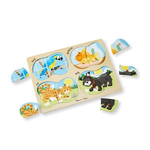 Melissa and Doug (9861) - "Pets" - 16 pièces