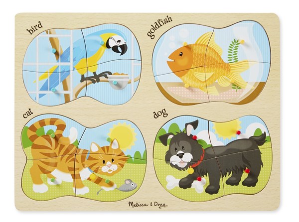 Melissa and Doug (9861) - "Pets" - 16 pièces