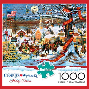 Buffalo Games (11425) - Charles Wysocki: "Small Town Christmas" - 1000 pièces