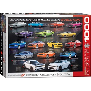 Eurographics (6000-0949) - "Dodge Charger Challenger Evolution" - 1000 pièces